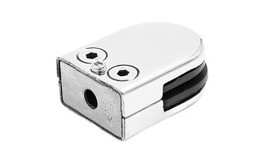 Стеклодержатель штампованный, под стекло 8 мм (4+4 мм), на плоскость 39х24х55 полированный (AISI 304) k539-2 купить в Перми