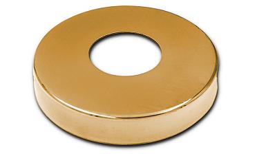 Низ стойки Ø38.1 мм, S=0.8 мм, 100х18 мм, золото k201-88 купить в Перми