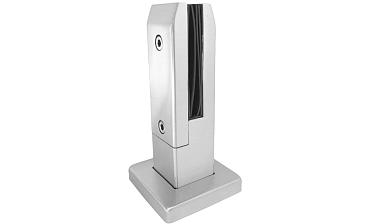 Стеклодержатель литой напольный, плоский 50х50х190 мм, шлифованный (AISI 304) Фk275-2 купить в Перми