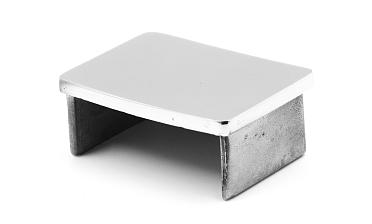 Заглушка для профильной трубы 40х60 мм, полированная, хром (AISI 304) k543 купить в Перми