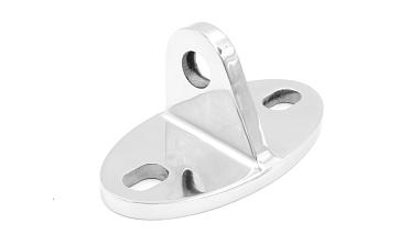 Крепление ванты(тяги) козырька к стене (AISI304), литое, полированное k658 купить в Перми