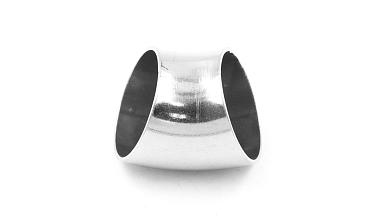 Отвод поручня под сварку Ø38.1х100/2х1.35 мм, 45°, полированный 400 Grit, (AISI 304) k095-45 купить в Перми