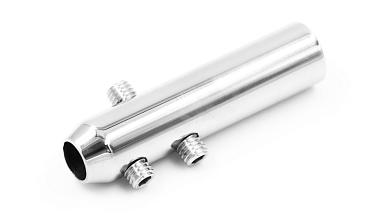 Держатель тросика Ø6 мм, короткий 50х12, прямой, под М8, полированный k240-2 купить в Перми