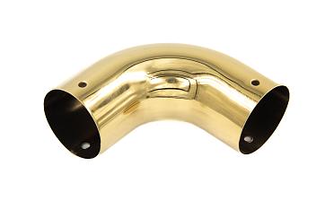 Отвод 90° для круглого пластикового поручня, золото k259-88 купить в Перми