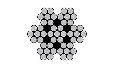 Трос из нержавеющей стали средней жесткости Ø6 мм AISI 304 Ф-1070 купить в Перми