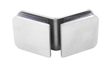 Коннектор для душевой кабины стекло-стекло 135° 45х45 мм шлифованный t726-2 SSS  купить в Перми