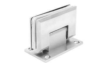 Петля для душевой кабины стена-стекло 90° 90х55 мм AISI 304, шлифованная  t301 SSS купить в Перми