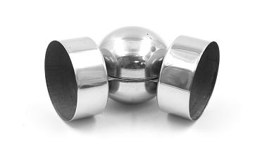 Поворот дер./пласт. поручня Ø50.8х0.4 мм, полированный, (AISI 201) k053-5 купить в Перми