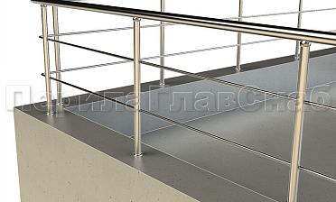 Ограждение на кровлю с ригельным заполнением купить в Перми