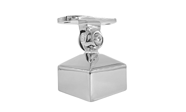 Наконечник 40х40 мм внешний полированный, с ложе под ПЛОСКОСТЬ, литой, регулируемый, облегченный, AISI 304, k239-5-NEW купить в Перми