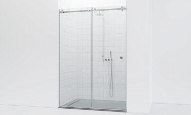 Комплект фурнитуры для душевой перегородки в проеме на профиле с раздвижной дверью t562-1 купить в Перми