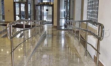 Ограждение пандуса с одним ригелем купить в Перми