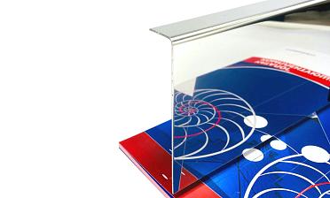 Лицевая накладка из полированной нержавейки на профиль т100 20,3х101мм длина 2 м т100-13  купить в Перми