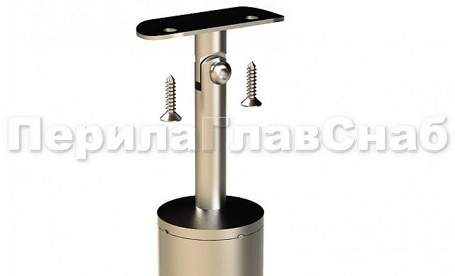 Готовая стойка Ø38,1х950 мм деревянная, со вставками из нержавеющей стали 2х100 мм базовая k741 4