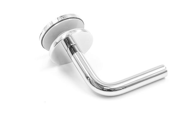 Держатель поручня на стекло 10-17 мм, полированный (AISI 304) k008 6