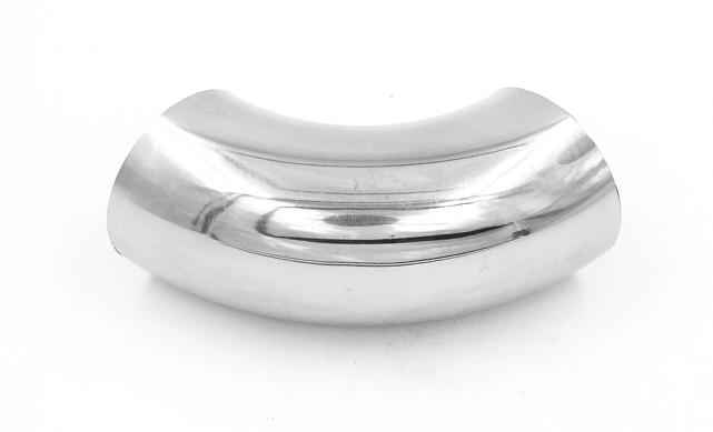 Отвод поручня под сварку для Ø50.8х145х1.5 мм,  полированный 400 Grit, (AISI 304) k021-14 6