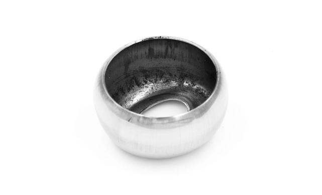 Наконечник штампованный (СПС) прямой 90° на трубу Ø32 мм, для поручня Ø38.1-50.8 мм, полированный, нержавеющий, AISI 304, k551 4