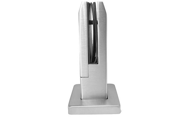 Стеклодержатель литой напольный, плоский 50х50х190 мм, шлифованный (AISI 304) Фk275-2 3