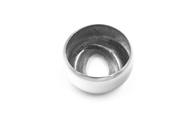 Наконечник стойки штамп, под 90° Ø38/50х0.6 AISI 201 #400 k017-8 3