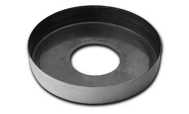 Низ стойки Ø38.1 мм, 102х18х0.5, полированный (AISI 201) k201-5 3