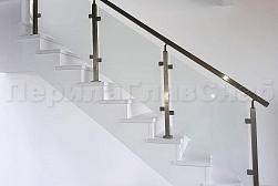 Перила на второй этаж в Перми. Готовые проекты ПерилаГлавСнаб - фото 1