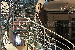 Ограждения для лестниц в Перми. Готовые проекты ПерилаГлавСнаб - фото 19