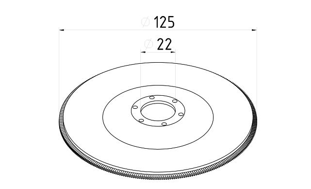 Шлифовальный диск "лепесток Р-60" Р-1001 2