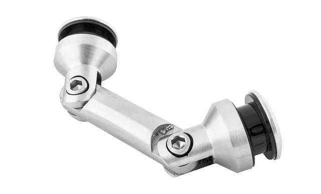 Крепление стекло-стекло, штанга 60 мм, без зенковки tt202-60А SSS 5