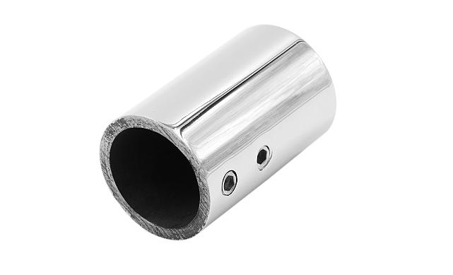 Коннектор стена-труба для трубы 19 мм, без юбки, шлифованный t907-2 SSS 4