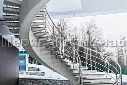 Ограждения для лестниц в Перми. Готовые проекты ПерилаГлавСнаб - фото 16