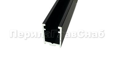 П-образный профиль 19x13, L=3000, под стекло 8 мм, черный матовый t758-3000 BL  купить в Перми