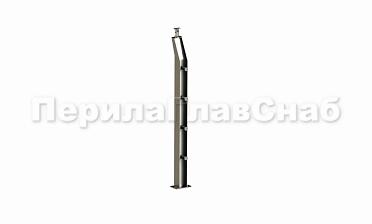 Стойка эксклюзивная с 4 ригеледержателями, крепление в пол, регулируемый ложемент (AISI 304) k787 купить в Перми
